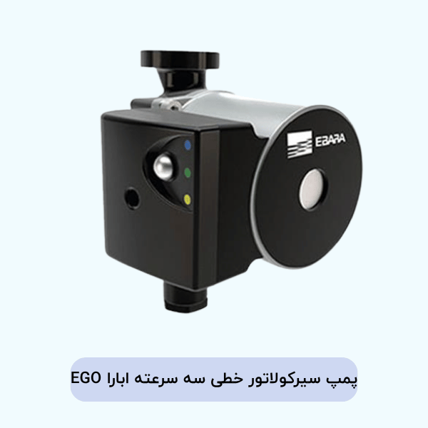 پمپ سیرکولاتور خطی سه سرعته ابارا EGO